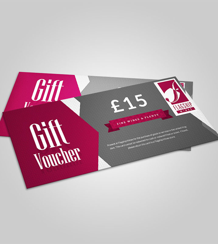 £15 Flagship Wines Gift Voucher Flagship Wines, St